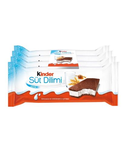 KINDER SÜT DİLİMİ 4'LÜ resmi