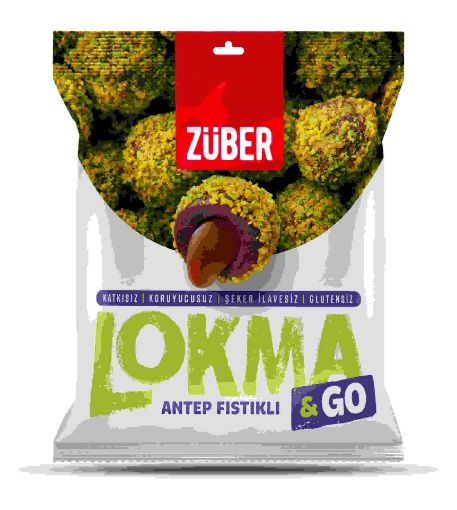 ZÜBER LOKMA&GO ANTEP FISTIKLI 32 GR resmi