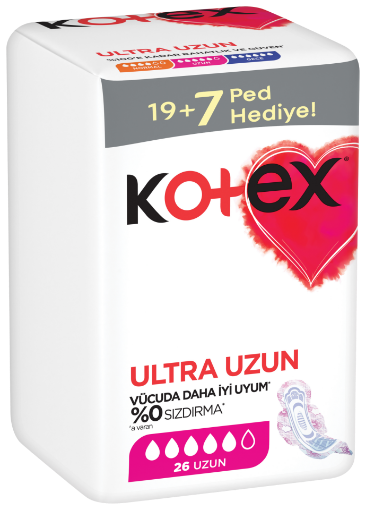 KOTEX ULTRA DEV EKO UZUN (26X12) resmi