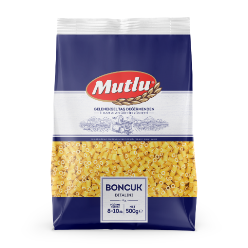 MUTLU MAKARNA BONCUK 500 GR resmi