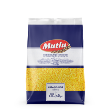 MUTLU MAKARNA ARPA 500 GR resmi