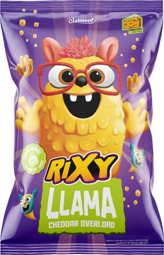 RIXY LLAMA ÇEDAR PEYNİR AROMALI MISIR CİPSİ 40 GR resmi