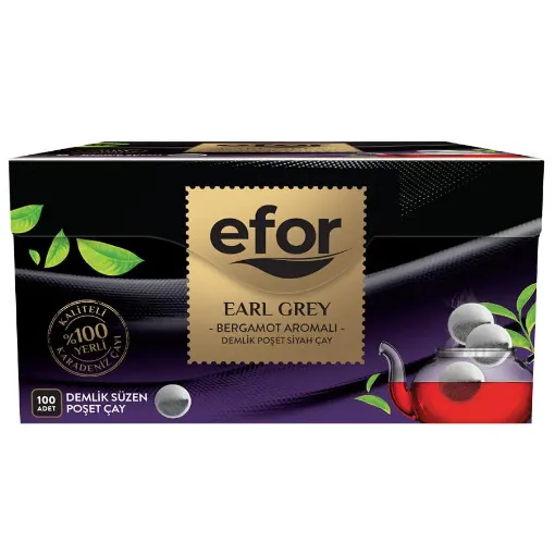 EFOR DEMLİK 100*3,2 GR EARL GREY PŞET ÇY resmi