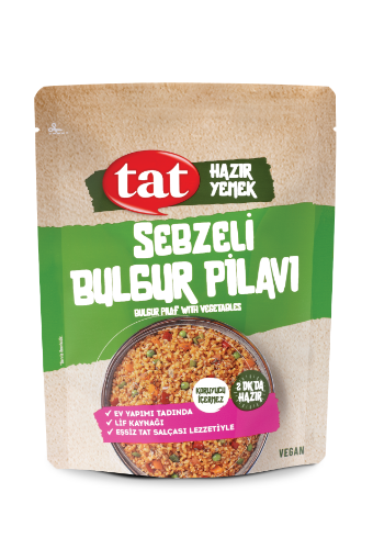 TAT BULGUR PİLAVI SEBZELİ 250 G DOYPACK resmi