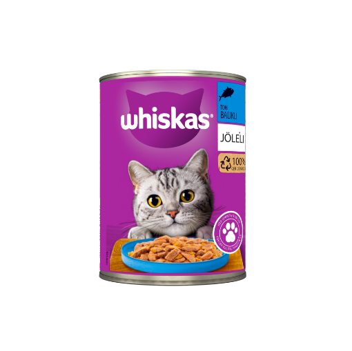 WHİSKAS TON BALIKLI VE JÖLELİ K 400G*24 resmi