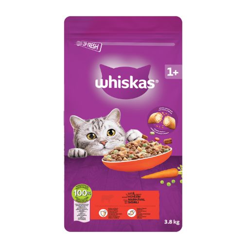 WHİSKAS SIĞIRLI KURU MAMA       3.8KG*3 resmi