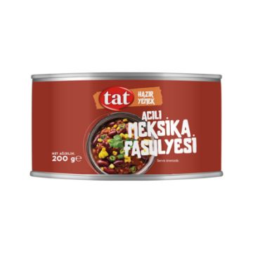 TAT ACILI MEKSİKA FASULYESİ KONSERV 200G resmi
