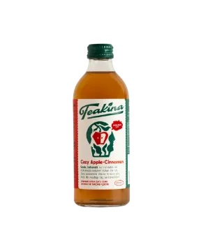 TEAKİNA-SĞK ÇAY ELM&TARÇ 330 ML CAM ŞİŞE resmi